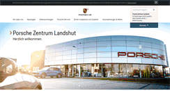 Desktop Screenshot of porsche-landshut.de